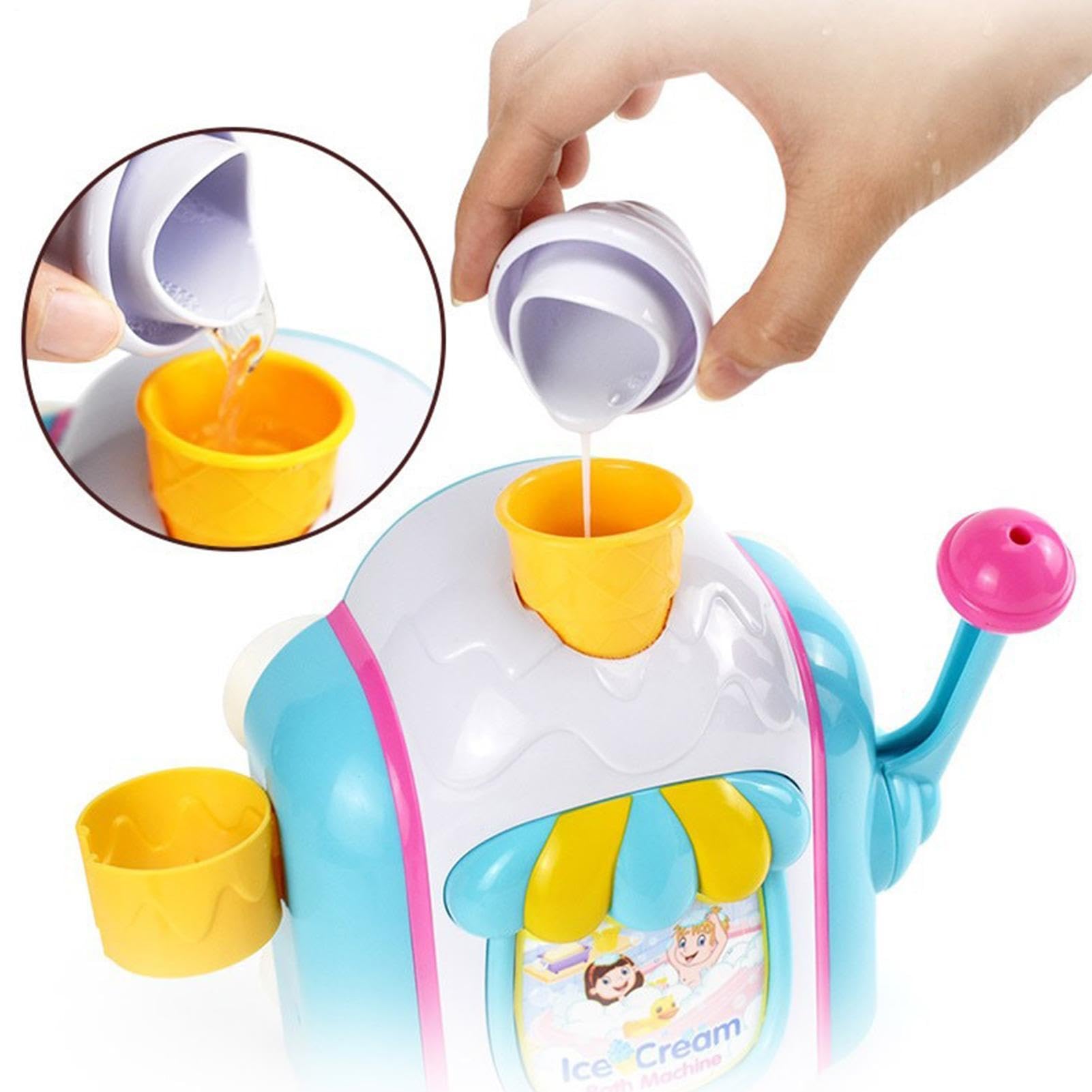 Macchina per bolle per bambini con manuale per giochi d'acqua