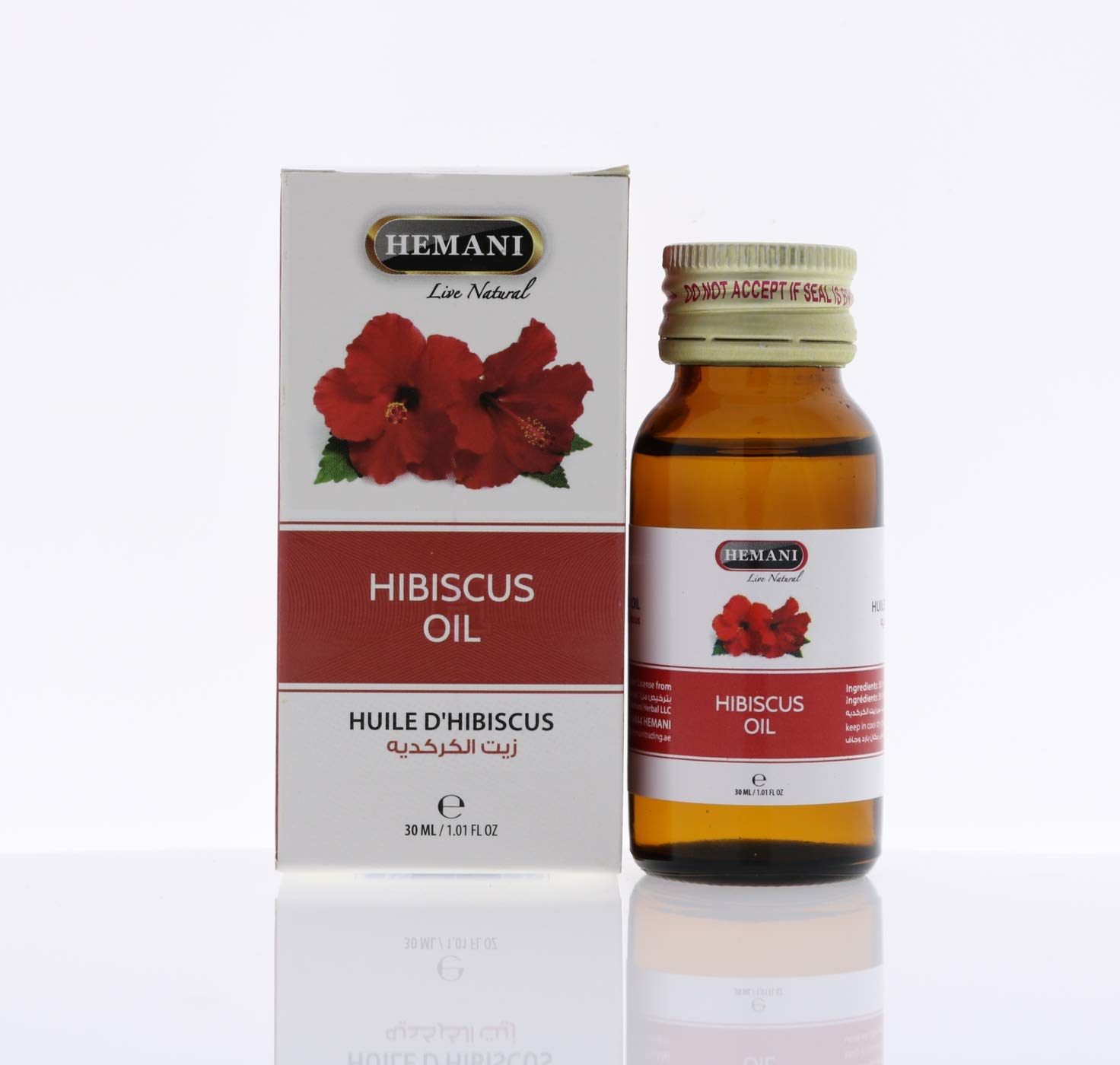 Hemani Hibiscus 100% Natural Cold Pressed Halal Essential Oil - 30ml