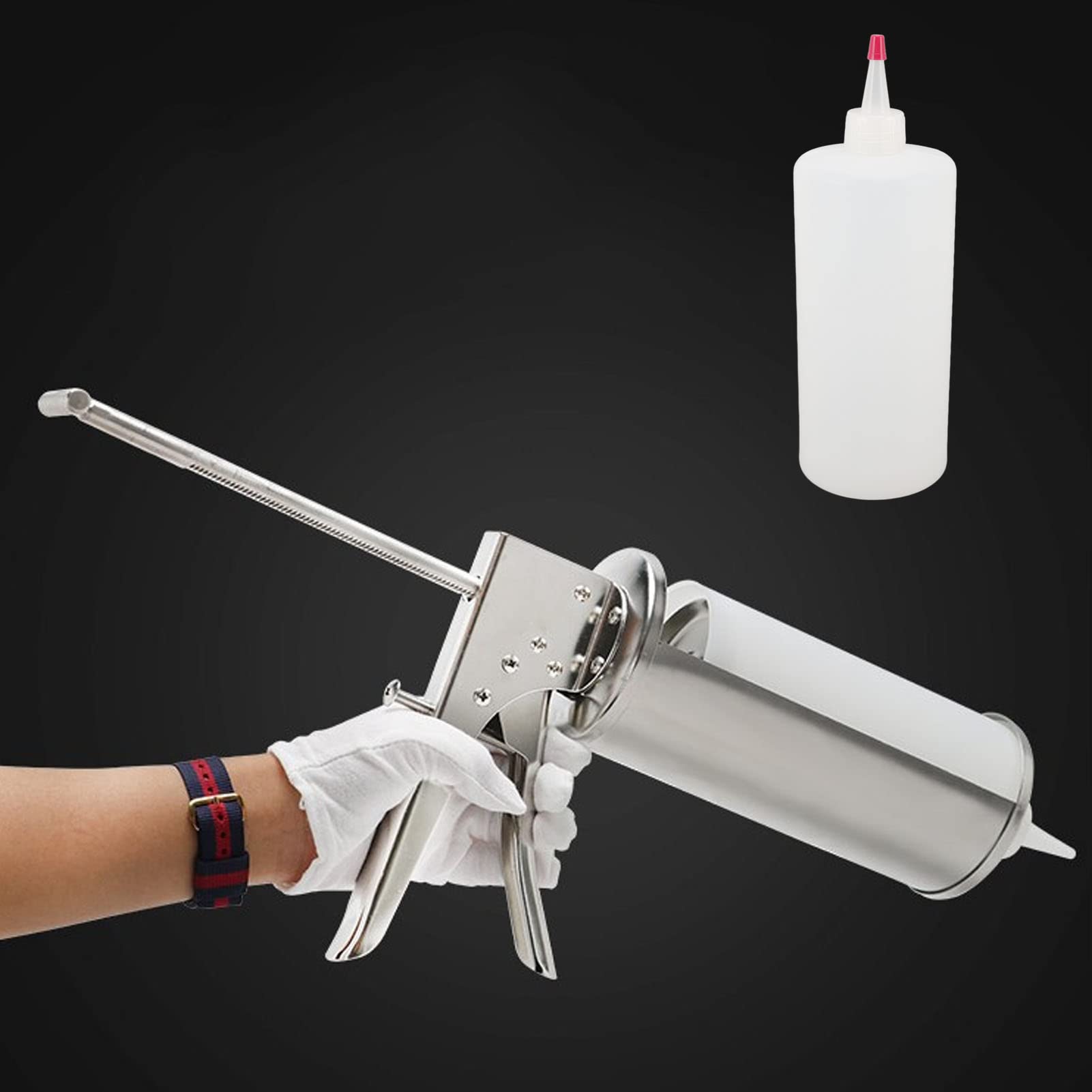 Botella para pistola de, botella dispensadora de, reutilizable