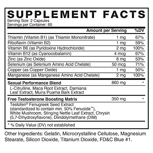 Test X180 Alpha Testosterone Booster For Men, Testosterone Supplement To Help Build Lean Muscle, Increase Strength And Power, And Enhance Stamina And Performance, Force Factor, 120 Capsules #TOP5