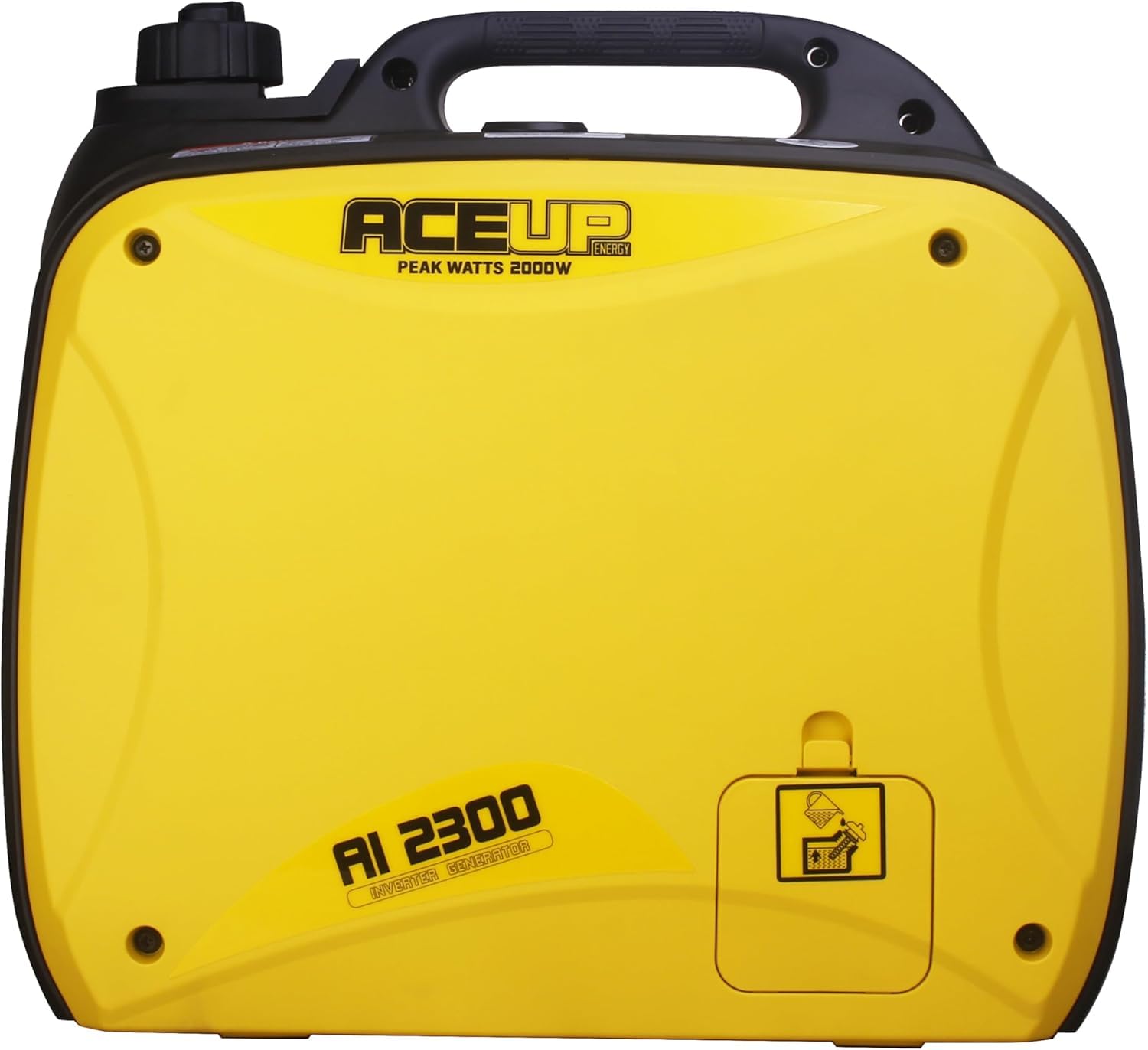 Aceup Energy - Generador eléctrico a gasolina con toma de corriente de 230 V x 2, 2000 W
