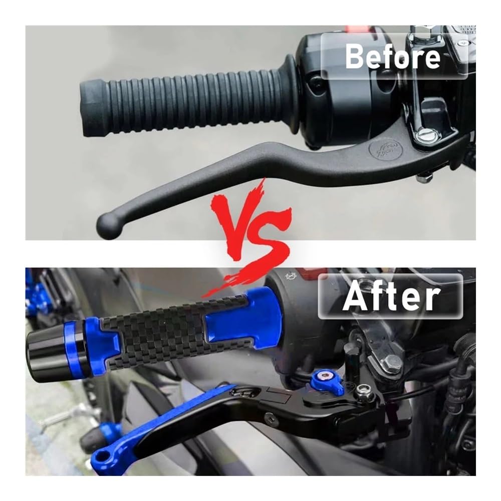 YAMAHA FZ1 FAZER 2006-2015 Bleu Long Frein Et Levier Embrayage Set