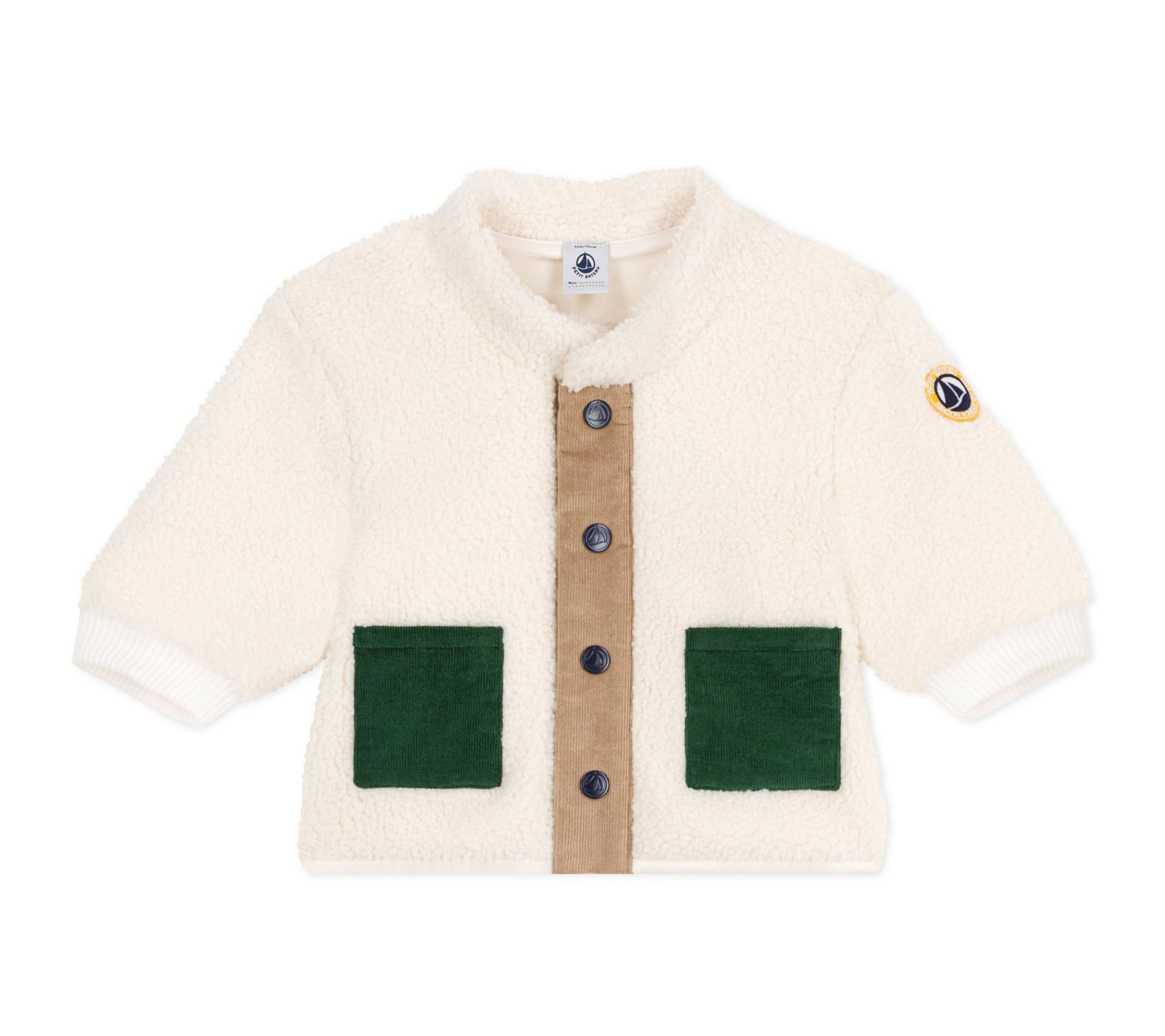 Petit Bateau Manteau Bébé en Sherpa A0dug01 Vêtements JOUR Bébé garçon (lot de 1)
