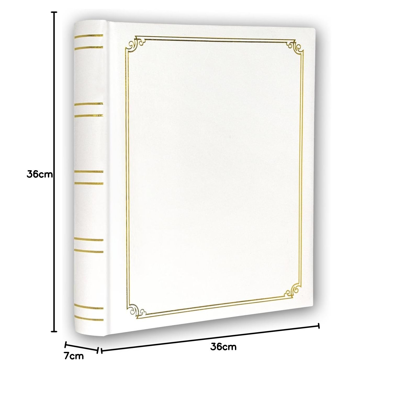 Album fotografico da personalizzare - 18 x 12 cm - Piccolo album fotografico da incollare - 34 pagine - Mini album fotografico per regalo di compleanno, matrimonio, regalo di laurea - Nero