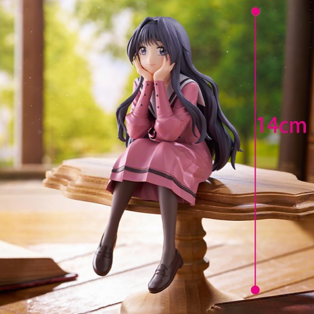 Zhongkaihua Kaoruko Waguri Figura Waguri-san Action Figure 14 cm Seduta in Posa Anime Girl PVC Modello da Collezione Statua per Casa Desktop Decor Adulti Fan