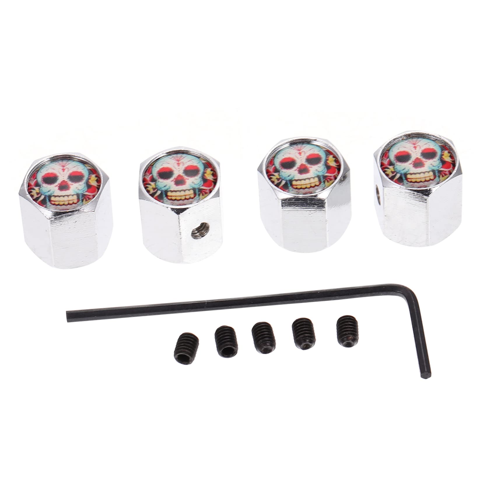 COSMEVIVI Tire Caps Copper Material Bike Wheel Tire Mouth Covers Easy Installation Rustproof