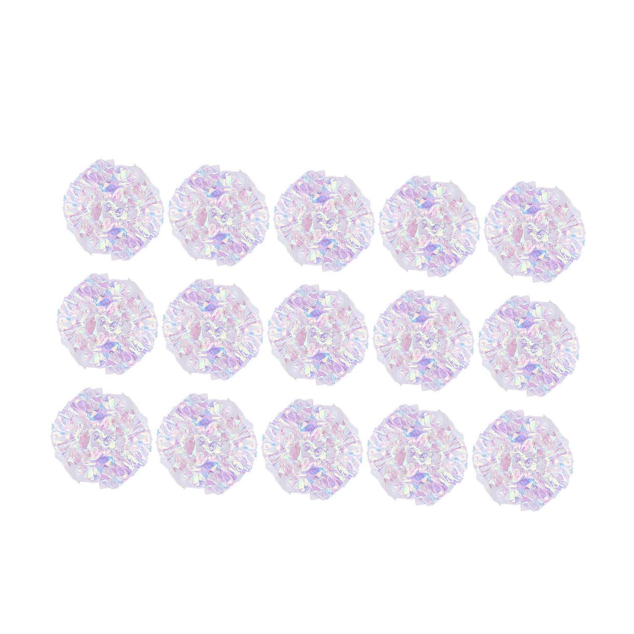 Happyyami 45 Piezas Pelota De Juguete para Mascotas Juguetes para Gatitos Accesorios Juguetes De Bolas De Sonido De Poliéster para Gatos Pequeños Papel Crepe Morder
