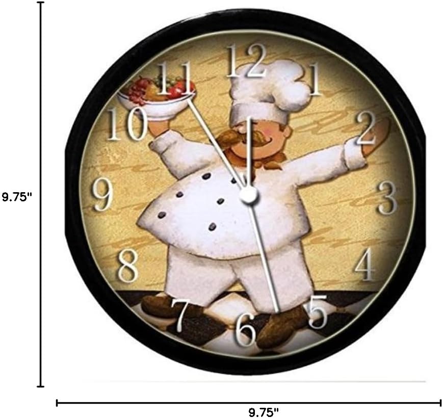 Glow In the Dark Wall Clock - Fat Chef #21