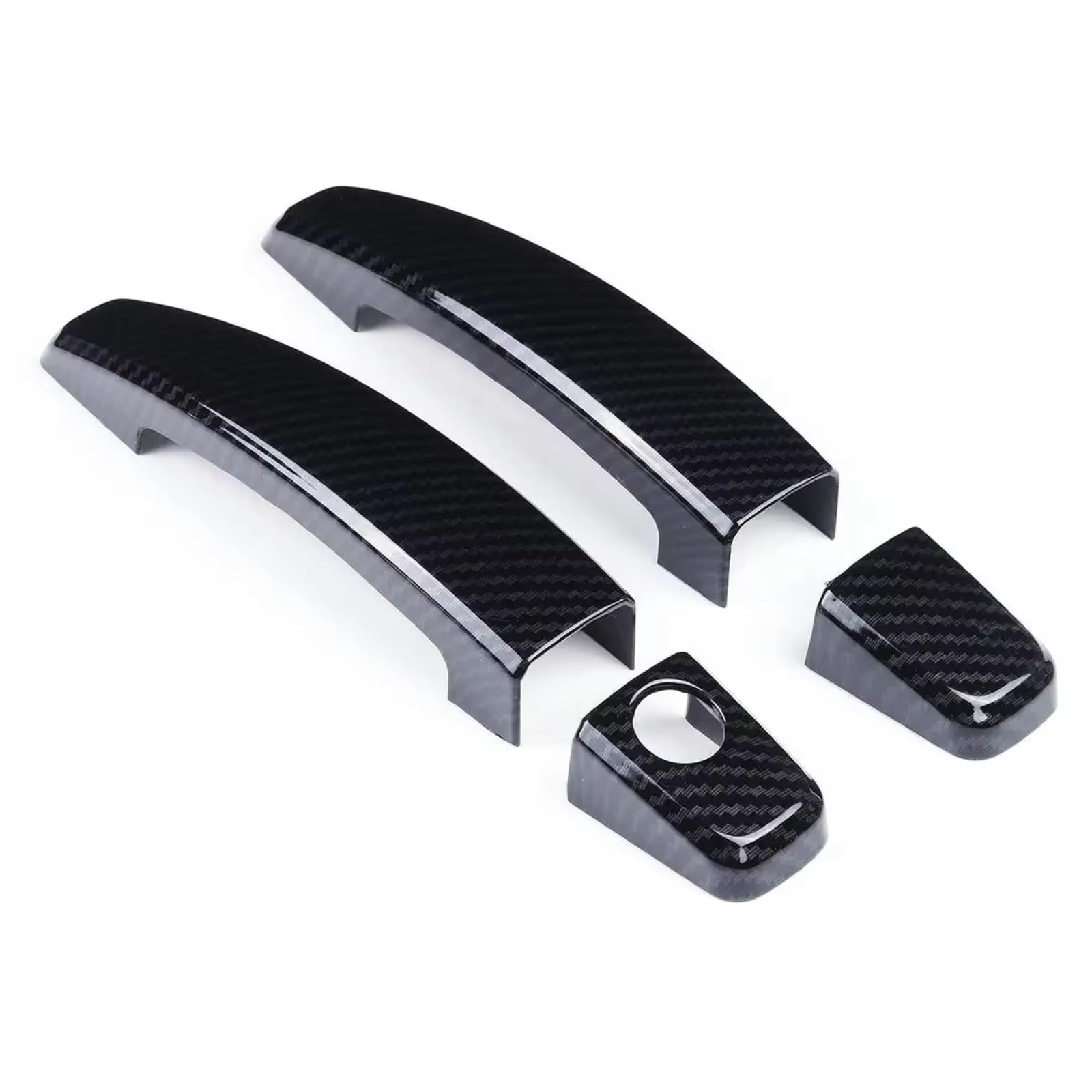 FVOIRSS Outer Door Handle Compatible with Chevrolet for Camaro for Chevy 2010 2011 2012 2013 2014 2015 Car Exterior Side Door Handle Cover Decoration Replacement