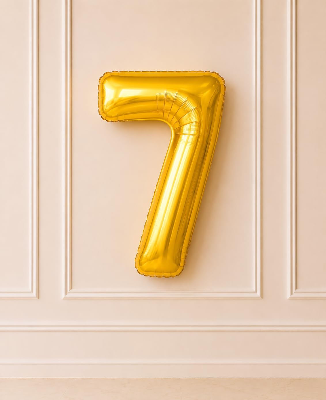 Golden Number Foil Balloon (0 to 9) (Number 7) | Party Decoration-picture-13