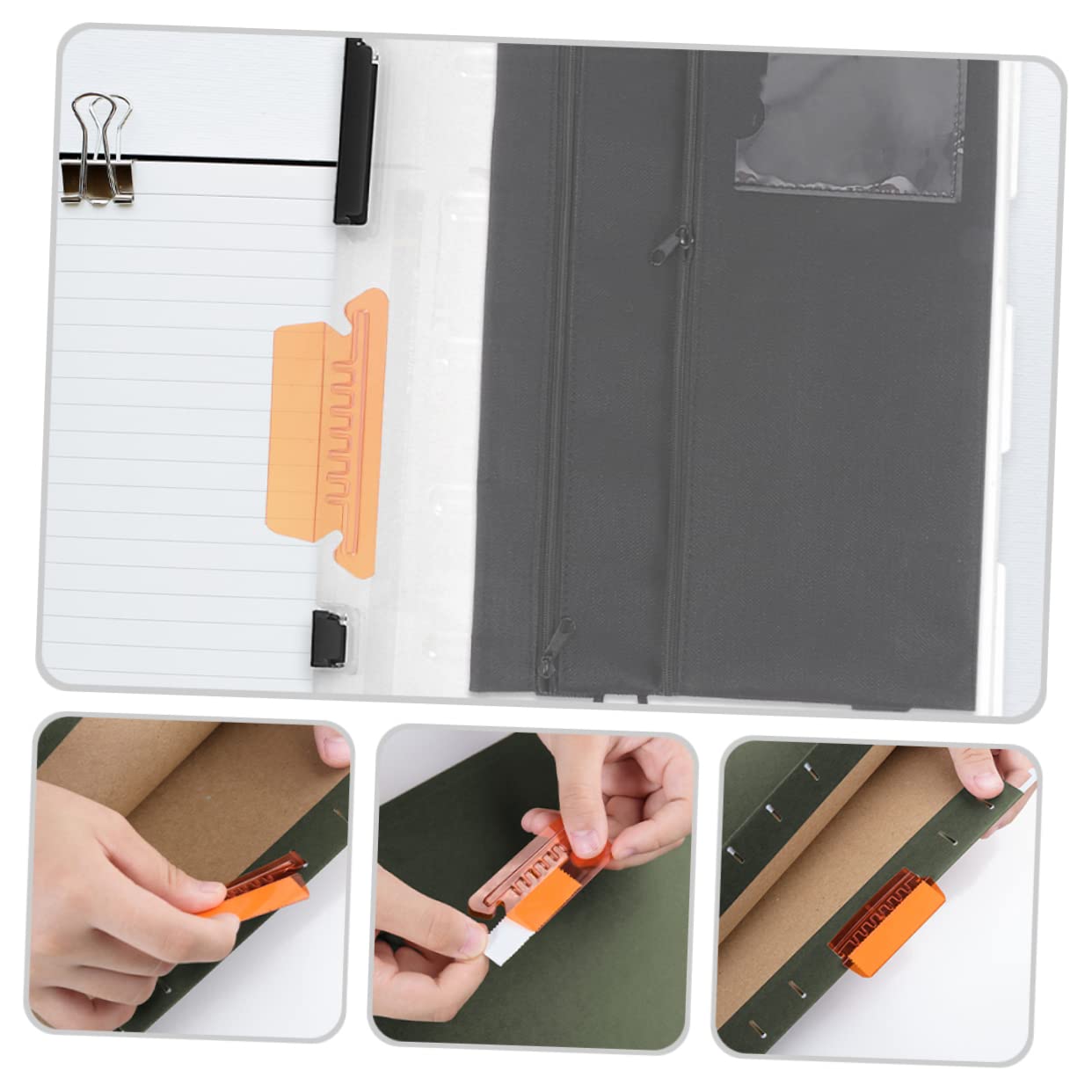 Gadpiparty 4 Set Etichette Colorate Per Con Linguette Rimovibili Per Documenti Per Ufficio Scuola E Archiviazione 40 Pezzi * 4