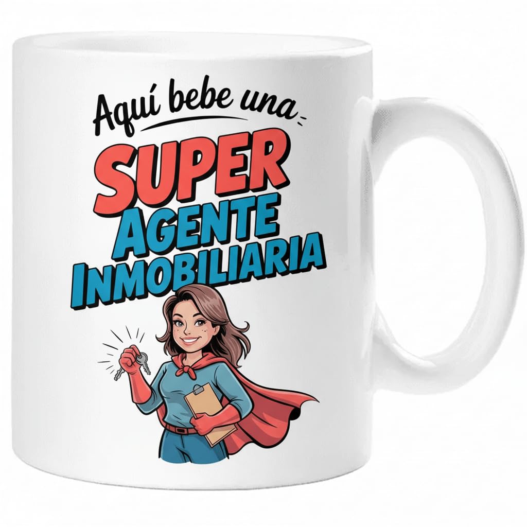 Taza SUPER POLICÍA – Regalo Original para POLICÍA | Taza de Cerámica 325ml con Diseño Superhéroe | Apta Microondas y Lavavajillas — view 6