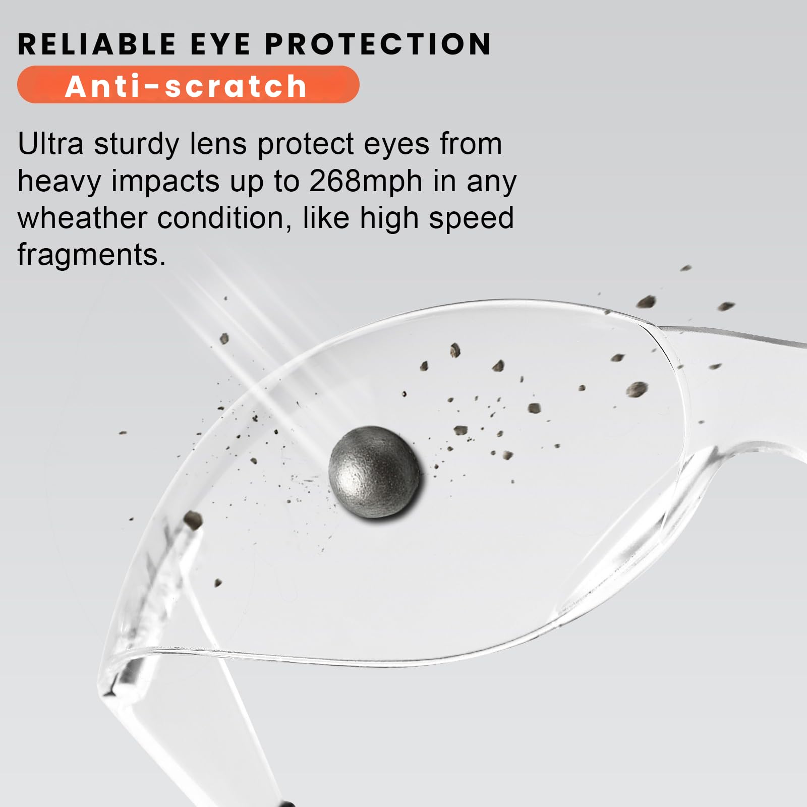 Safety Glasses for Work, Clear Lenses 24 Pack - Image 3