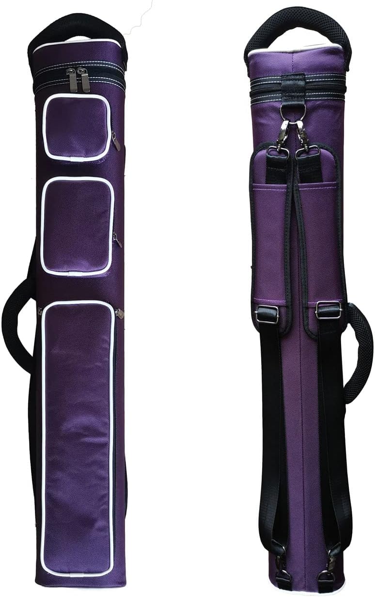Champion 2X4,3x6 Nylon/Leatherette Billiard Pool Cue Stick Hard Carrying Case 4S2B, 6S3B
