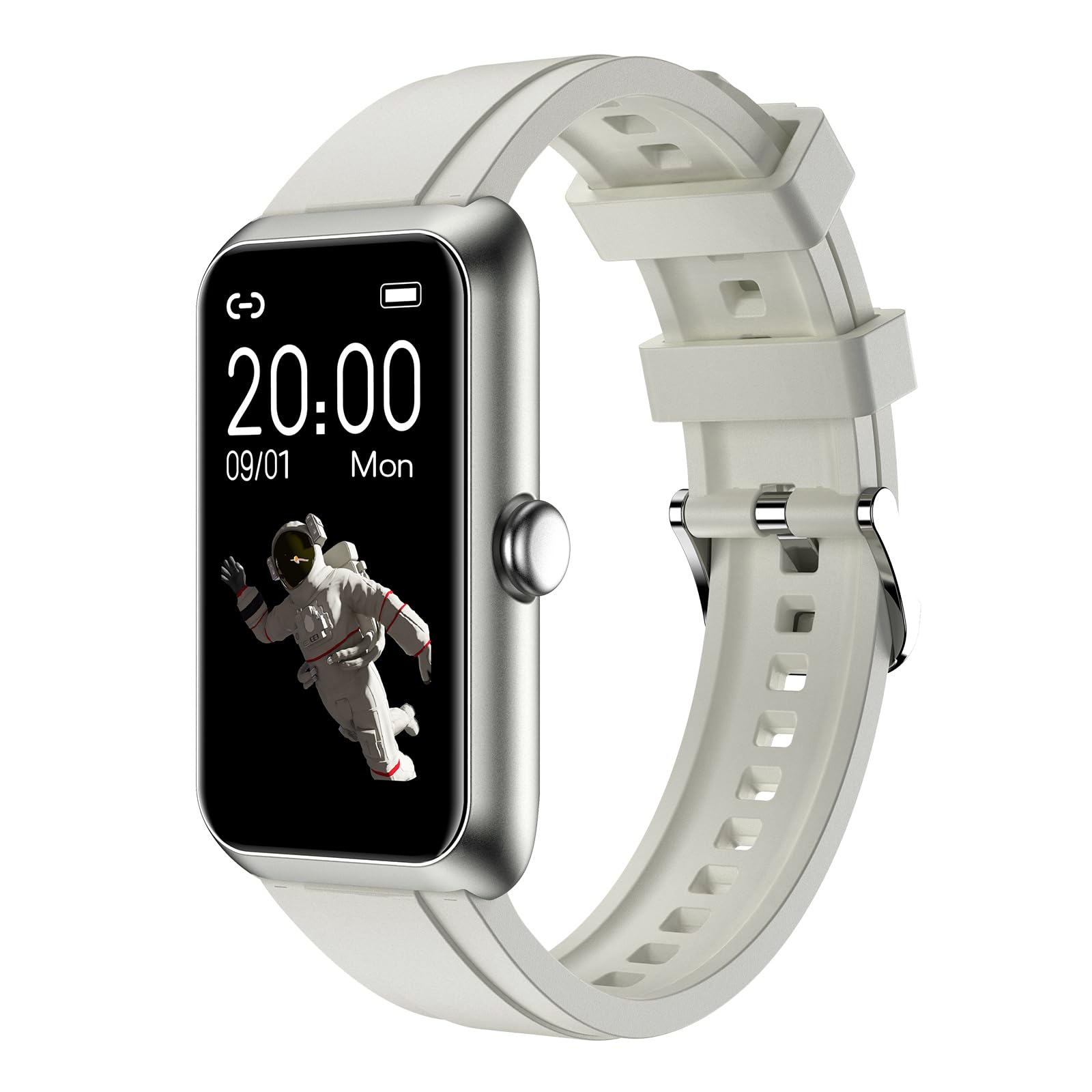 cyanyu Fitness Tracker: Smart Watch for Women Men 100+ Sport Modes, White