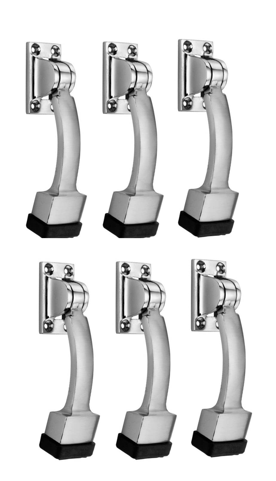 Shiv Sarika India Sleek Door Stopper 5 Inches Silver Pack of 6 (B09XDK82NQ) Amazon Price History, Amazon Price Tracker