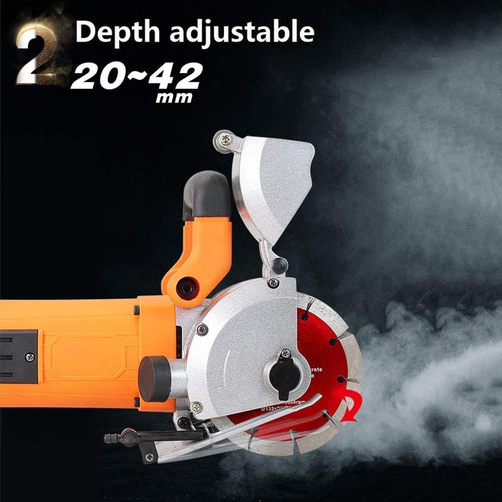 220V Wall Slotting Machine Electric Wall Chaser Groove Cutting Machine