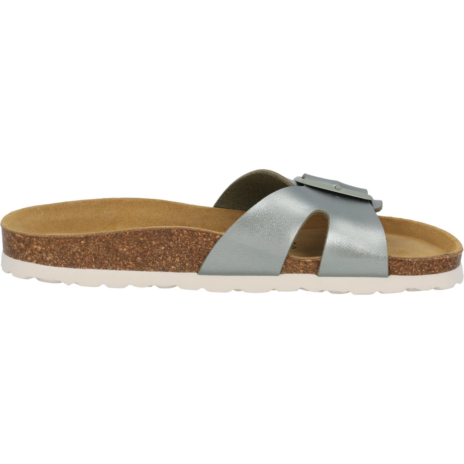 Palado Pantoletten Damen Tinos - bequeme Sandalen Made in Spain - elegante Hausschuhe mit Kork-Fußbett - modische Sommerschuhe