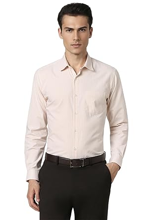 Peter England Men's Slim Fit Full Sleeve Formal Shirt