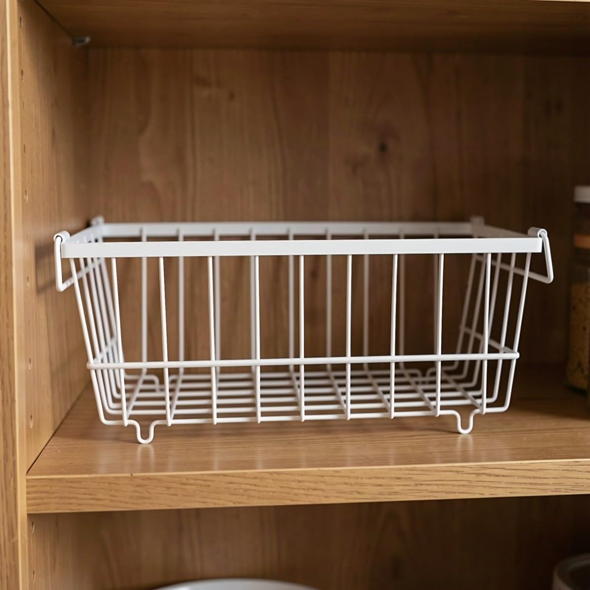 4 Pièces Panier Filaire de Congélateur Coffre 14,6x7x6 Po en Fer