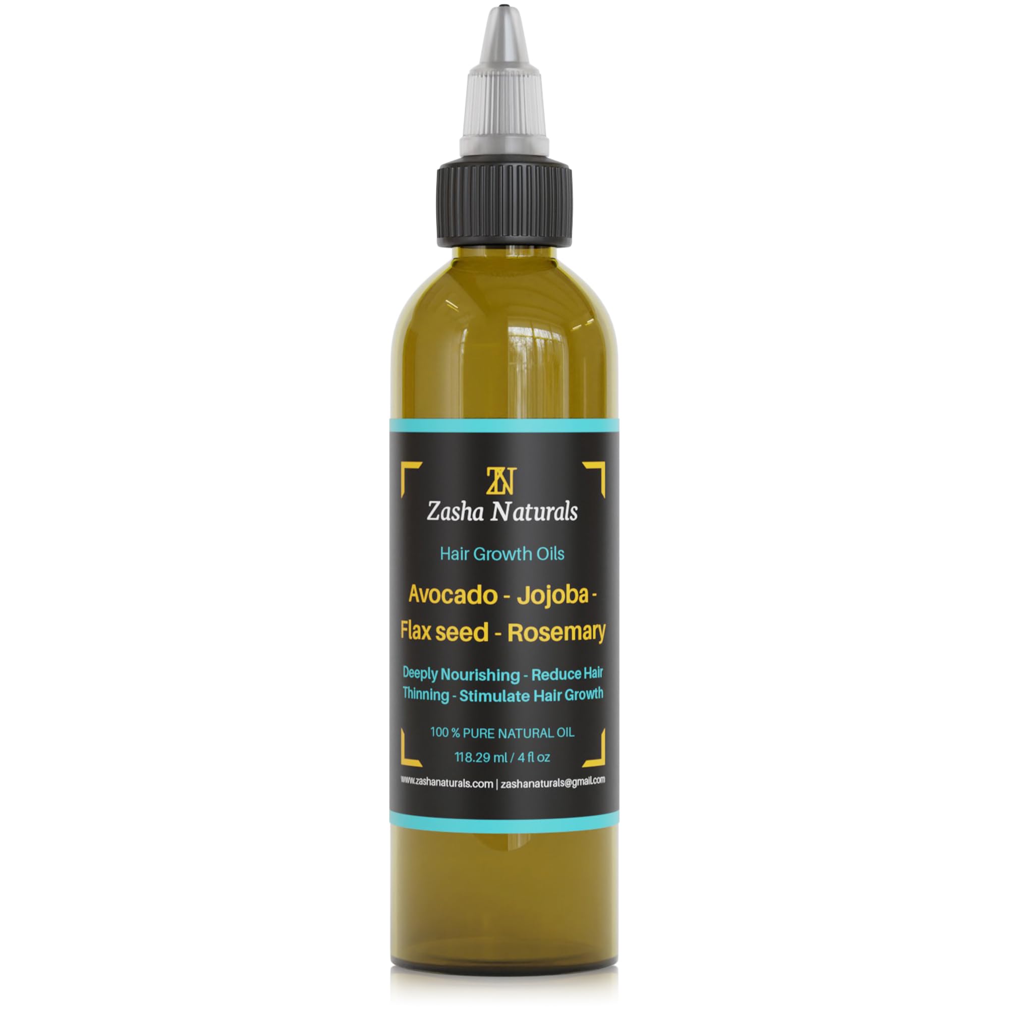 Hair Oil for Dry Hair ColdPressed Rosemary Oil, Avocado, Flaxseed
