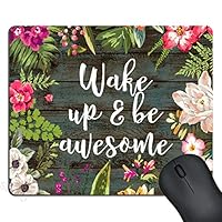 SSOIU Red & Black Paint Explosion Design Mouse Pad - 240x200x3mm Non-Slip Rubber Base