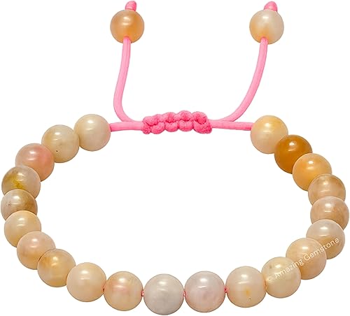 Miniatura 321 de Amazing Gemstone Crystal Bracelet for Women Men's Gifts - Protection Healing Crystal Bracelet - 8mm Gemstone Beaded Adjustable Bracelet Pulseras