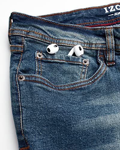 IZOD Men's Relaxed Fit Jeans - Comfortable Stretch Casual Pull On Denim Jeans for Men - Expanded Leg Men's Fashion Pants3