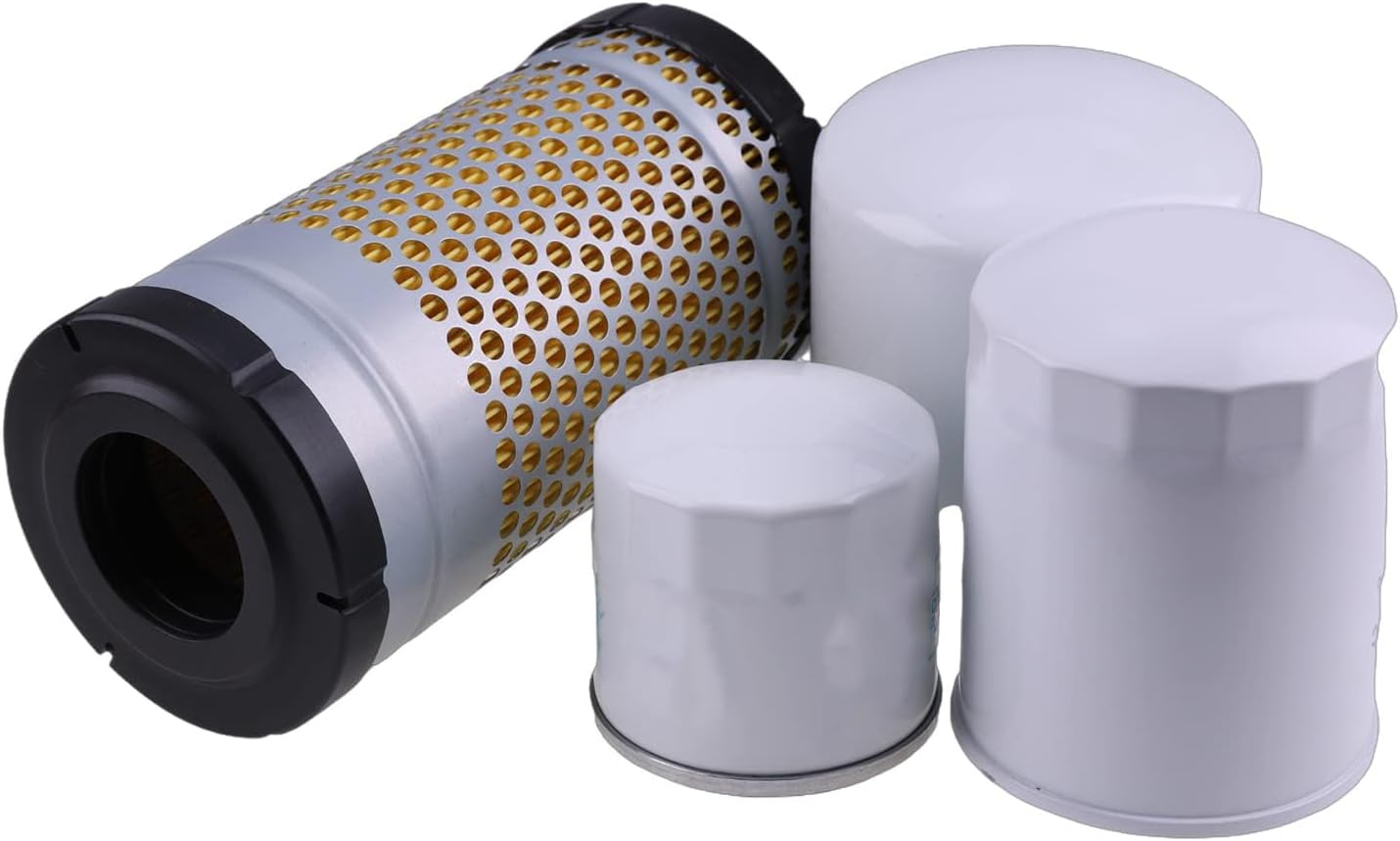 JZGRDN New Maintenance Filter Kit Compatible with Kubota RTV500 (77700-02184 S/N 19025)