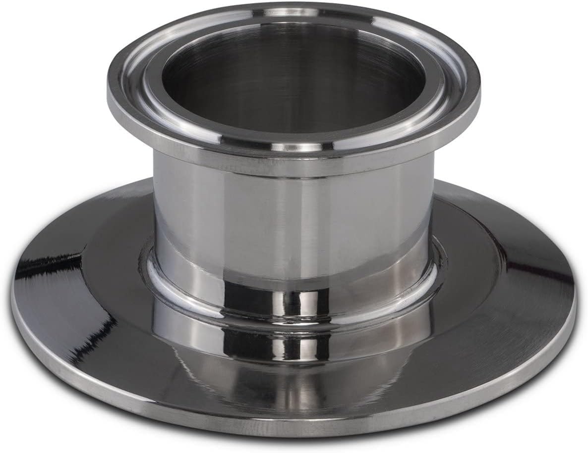 BVV Flat Tri-Clamp Reducer-2.5-inch X 1.5-inch Tri-Clamp
