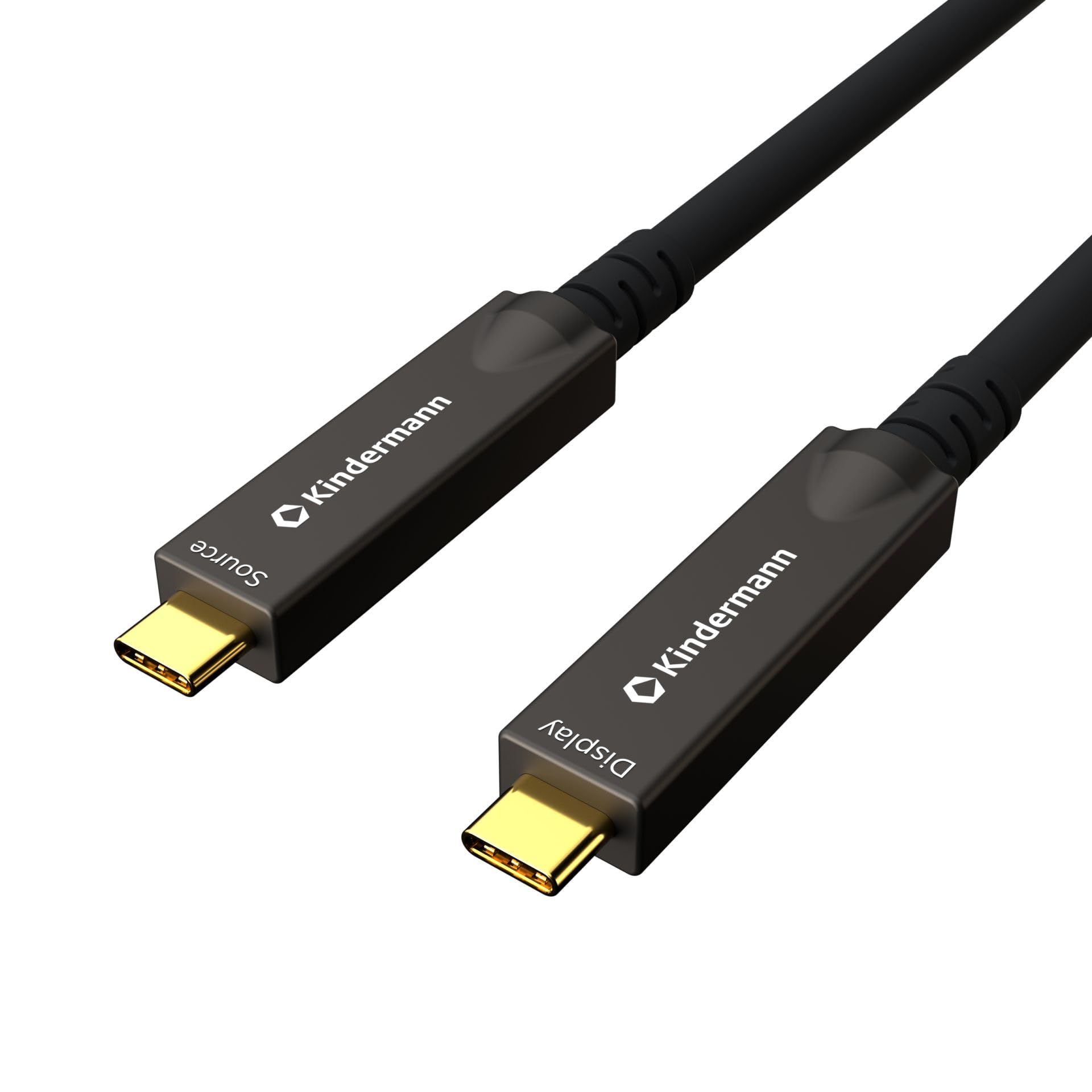Kindermann USB-C AOC Full Feature Kabel 10m St/St (5773001010)