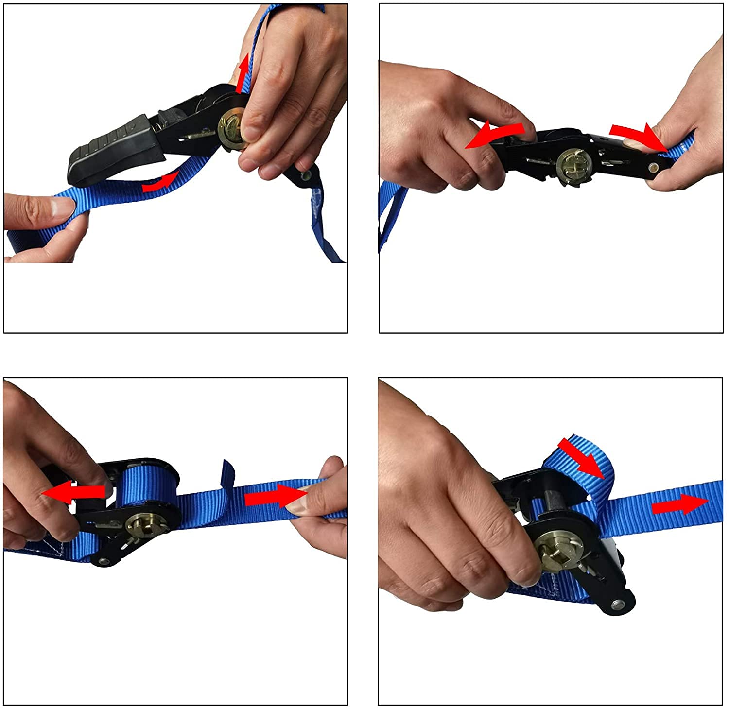 Amazon.co.jp: 荷締めベルト ラチェット式 簡単荷締機 荷締め機 多用途