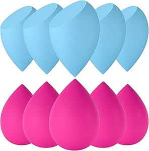 Korintin Makeup Sponge Set, 10 PCS