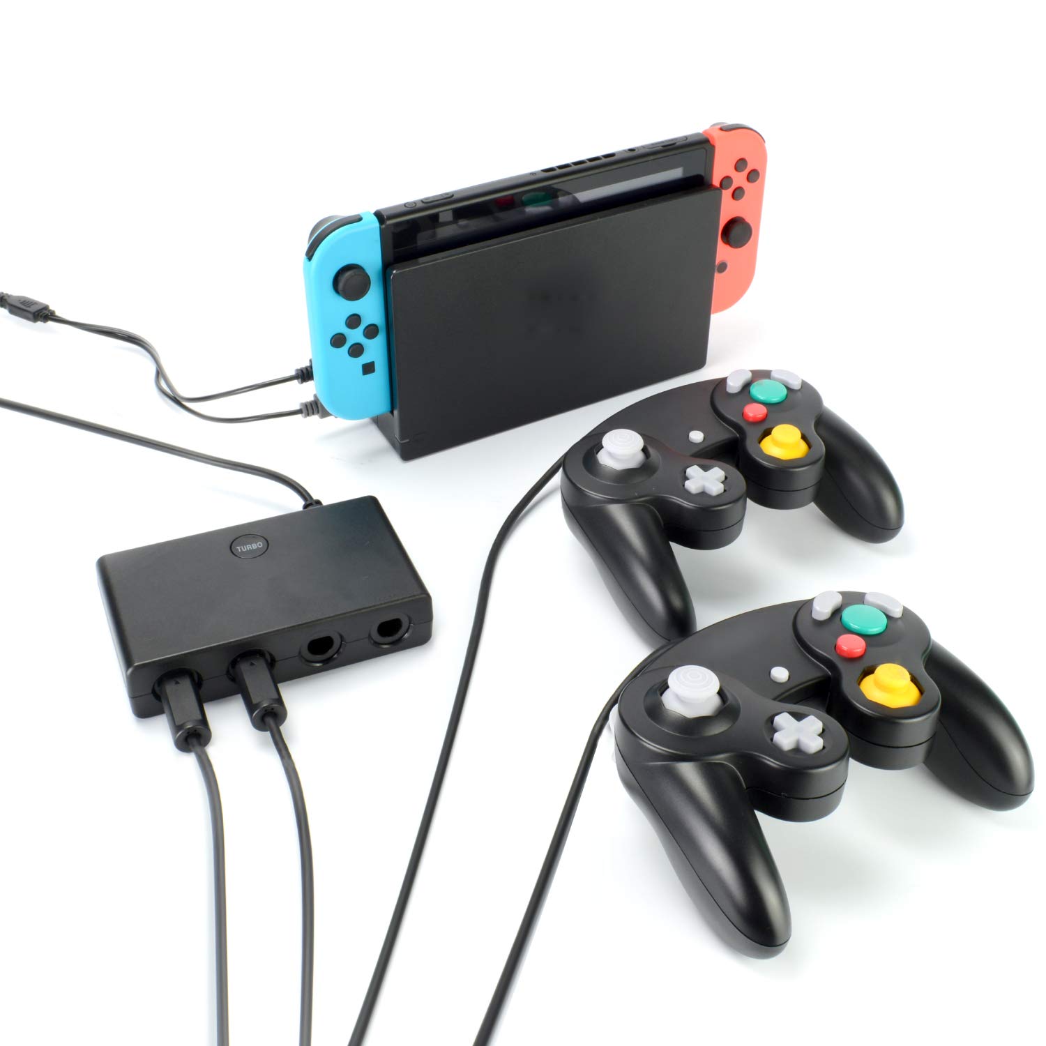 Amazon.co.jp: ニンテンドースイッチ用GCコントローラ変換アダプタ『GC 