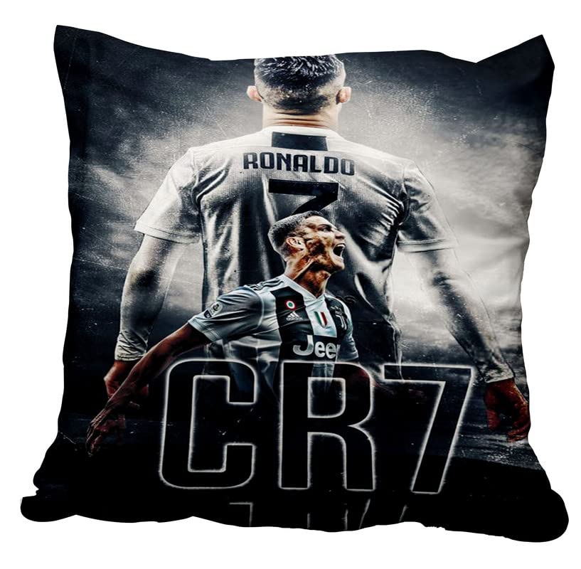 PrintingZone Ronaldo Cushion| Cr7 Pillow |Pillow for Sofa Cushion with Micro Fiber Filler| Cushion Pillow for Car (12 * 12 Inch)(SC-121)-image-45