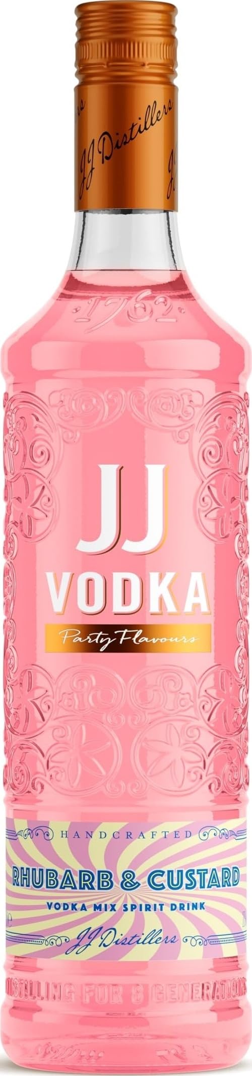 JJ Vodka Rhubarb & Custard, 70cl