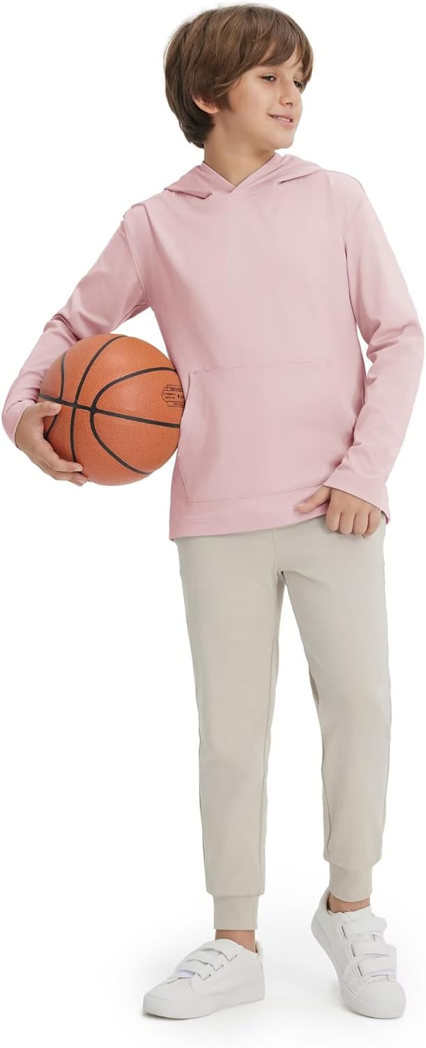 M MAELREG Boys'Pullover Hoodie with Kangaroo Pocket Lightweight Youth Long Sleeve Hooded Sweatshirts for Kids Size 6-16 Years - Image 6