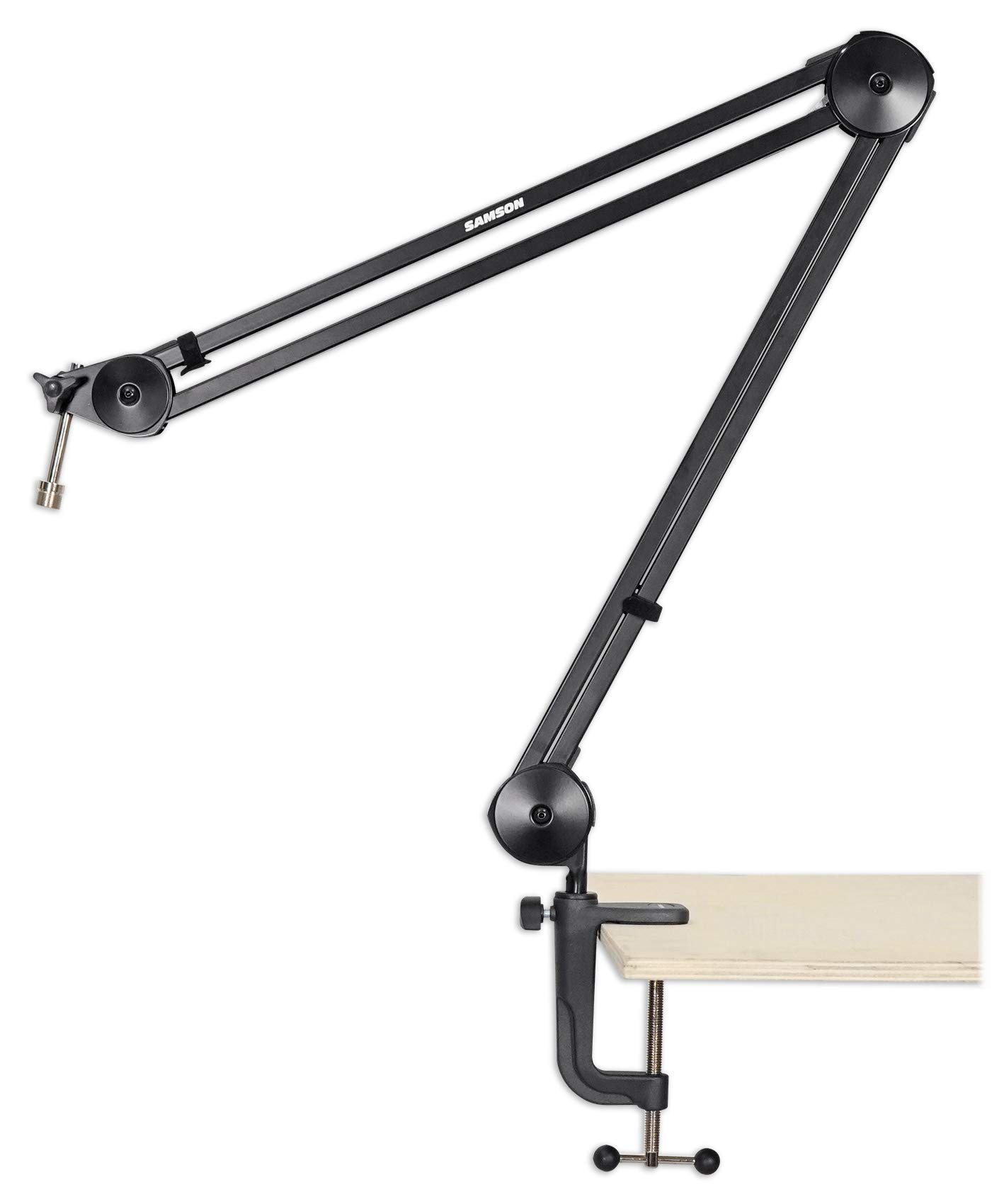 SAMSONMBA38 38" Microphone Boom Arm Studio Podcast USB Mic Stand w/Desk Clamp