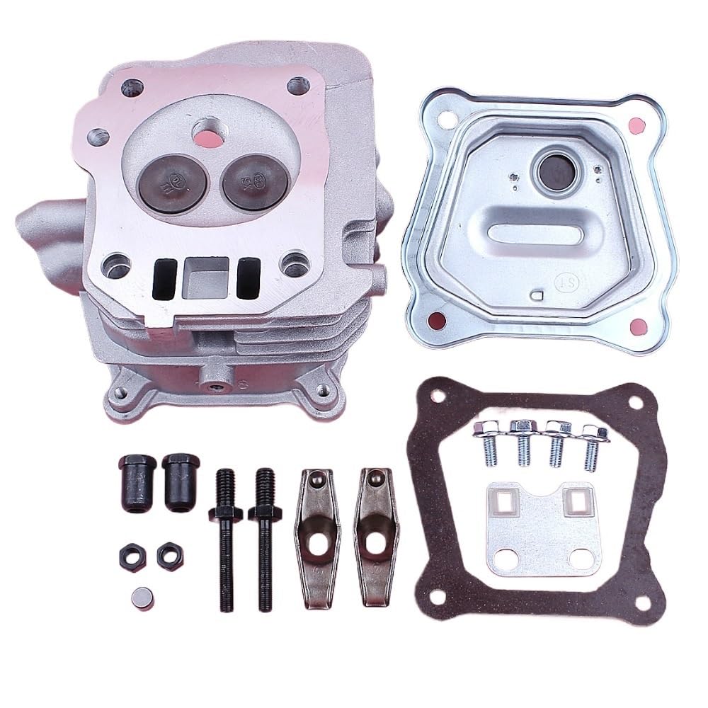 Conjunto de Perno de Junta de Cubierta de Culata de válvula de Cilindro Compatible con Pieza de Repuesto de Motor de cortacésped GX160 GX200 5.5HP 6.5HP