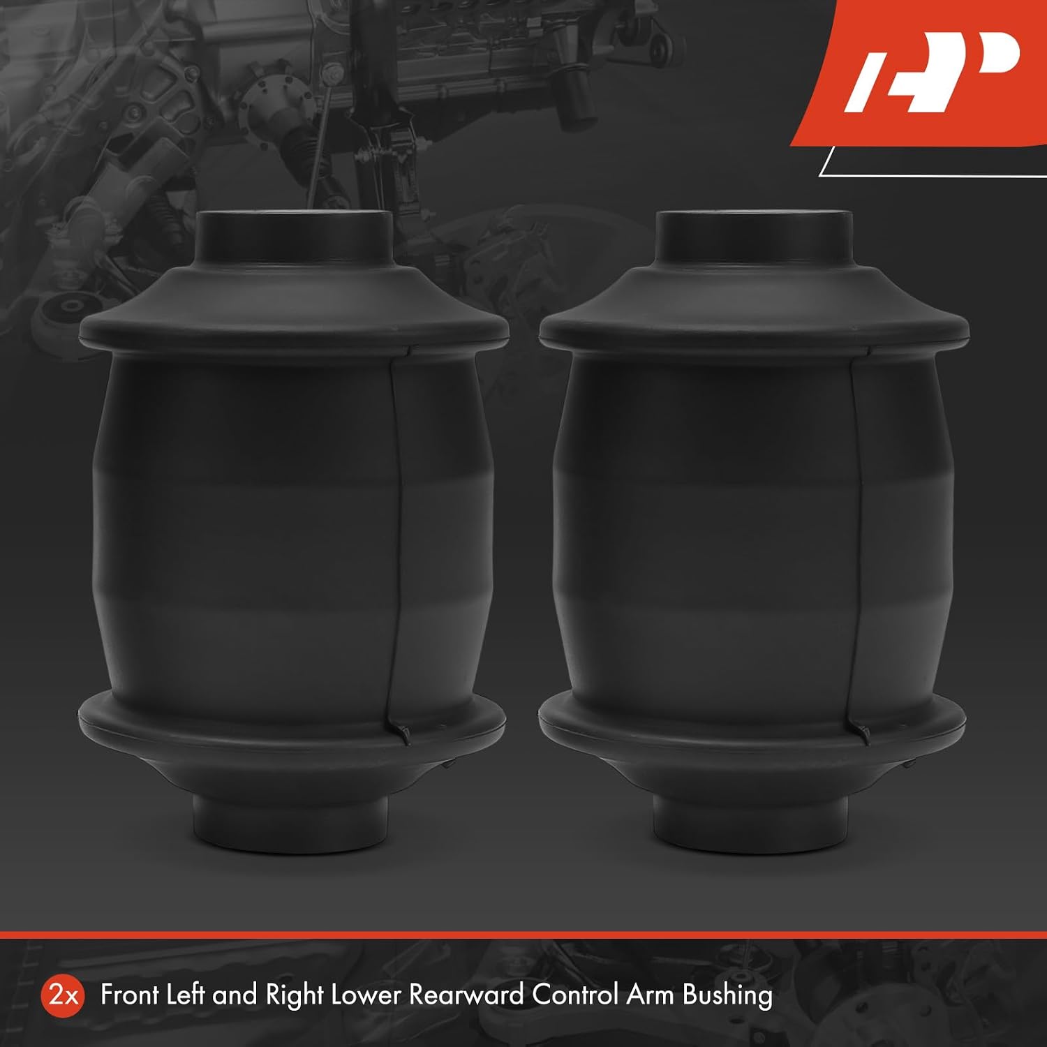 A-Premium 2 x Front Rearward Lower Control Arm Bushing Kit, Compatible with Chevrolet Silverado 2500 3500 HD 2011-2019, Suburban 2500 2010-2013 & GMC Sierra 2500 3500 HD 2011-2019, Yukon XL 2500