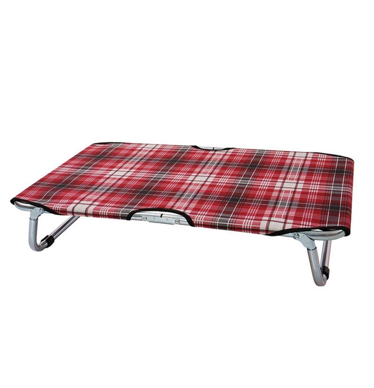 Leopet Telo di Ricambio per BRANDINA Pieghevole per Cani, in Tessuto Oxford Waterproof, AntiGraffio e ad Alta Resistenza (50x80 cm, Scozzese Rosso)
