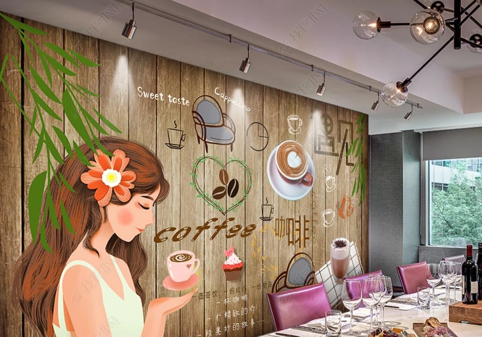 Papier peint intissé salon chambre restaurant poster géant mural café 200x140cm