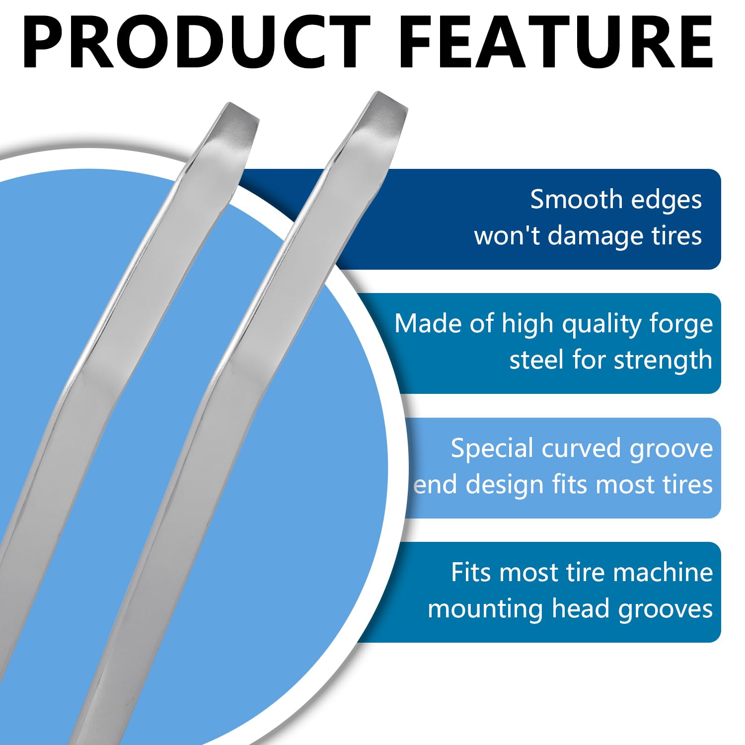 Motorcycle Tire Tools 20 Inch Tire Iron Spoon - Bead Lifting Tool For ...