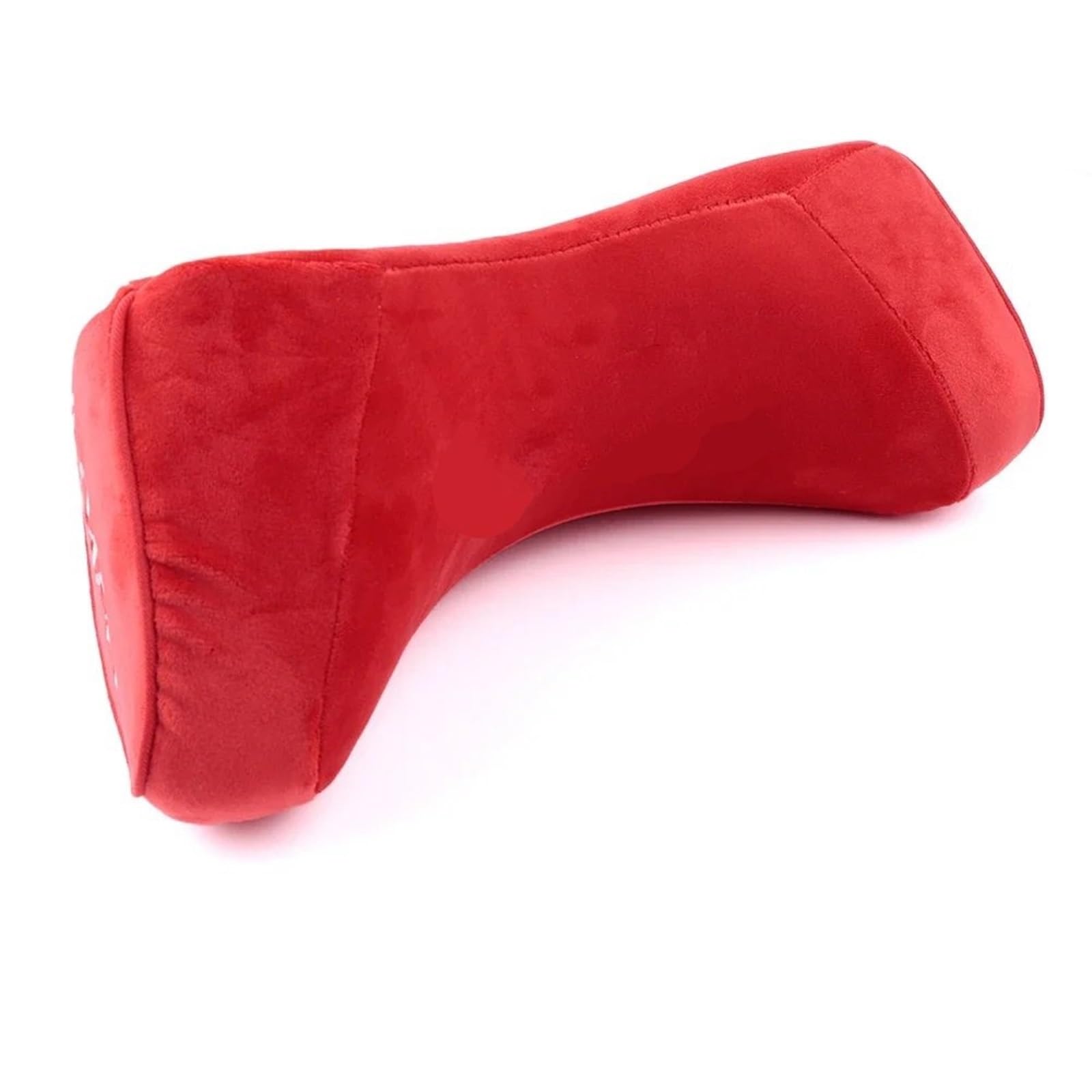 Car Pillow Reposacabezas de tela para asiento de coche de carreras modificado, almohada protectora para el cuello, almohadilla creativa para reposacabezas y hombros.(Red)