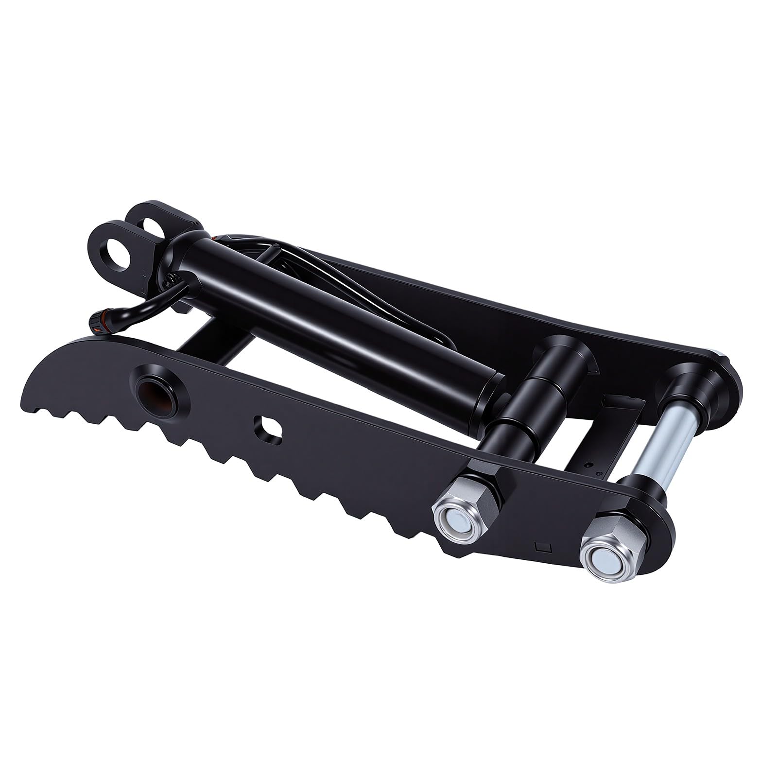 Generic Hydrauliczny Zacisk na Kciuk z 3 Otworami, Stal Wysokiej Jakości, Wyjątkowy Chwyt dla Minikoparek ze Wspornikami L, 1 Zestaw