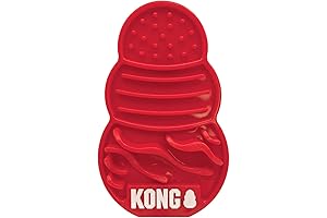 Licks Mat Treat Dispenser with Ridges and Grooves for Dogs