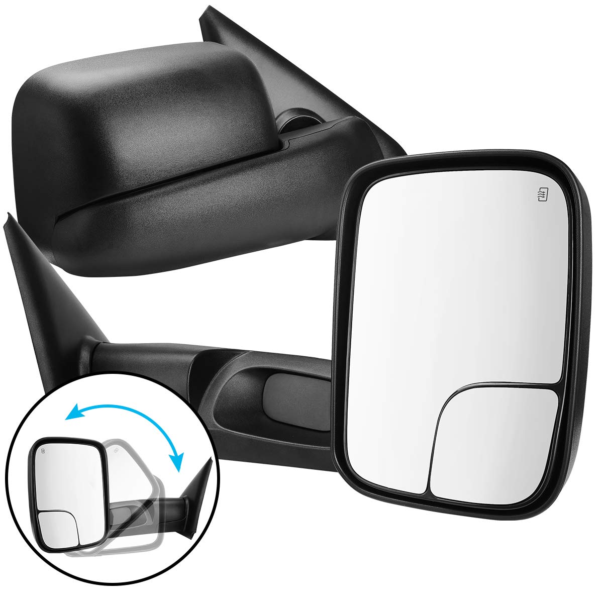 Buy AUTOSAVER88 Tow Mirrors compatible with 20022008 Dodge RAM 1500