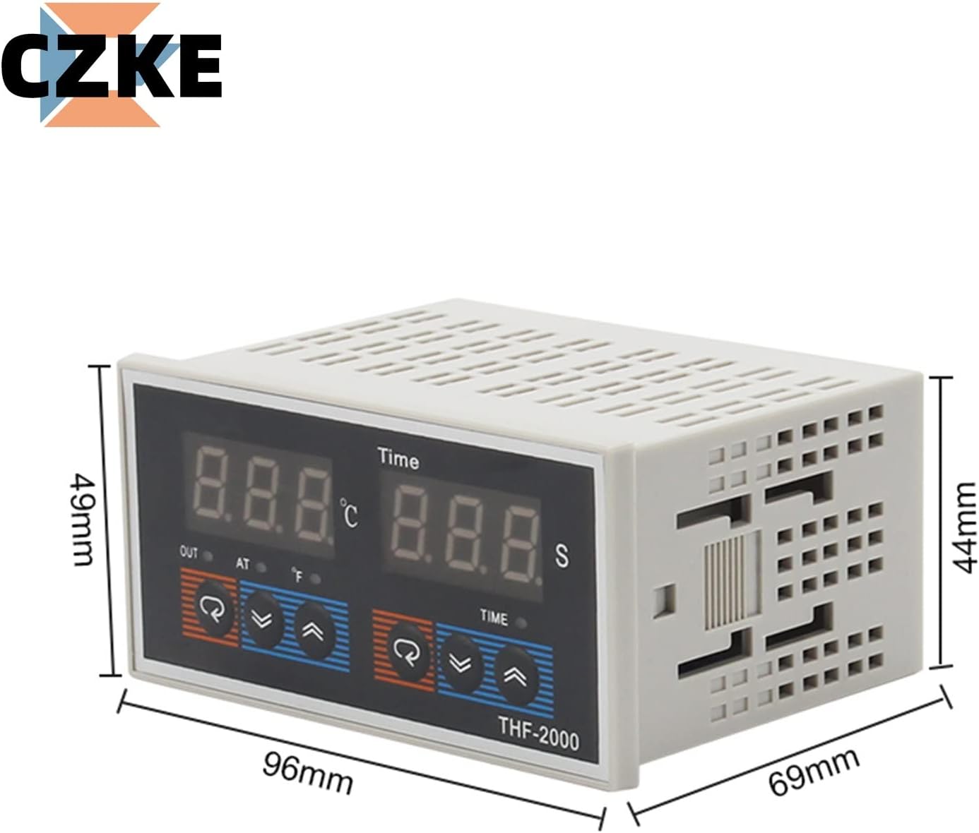 Time and Temperature Integration Control Instrument THF-2000 AC85-AC265V 50Hz Digital Display PID Controller (Color : Relay Output)