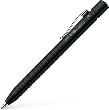 Faber-Castell Grip 2011 Medium Tip Ballpoint Pen - Frost Black