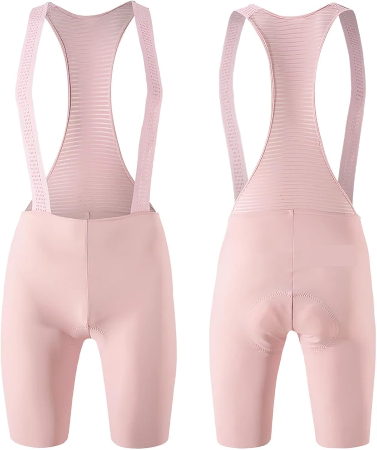 Damskie Spodenki Rowerowe Bezszwowe Spodenki Na Szelkach Rowerowych Damskie 6-godzinne Spodnie Rowerowe Letnia Odzież Rowerowa Szosowe Legginsy Do Rowerów Górskich, White, 3XL